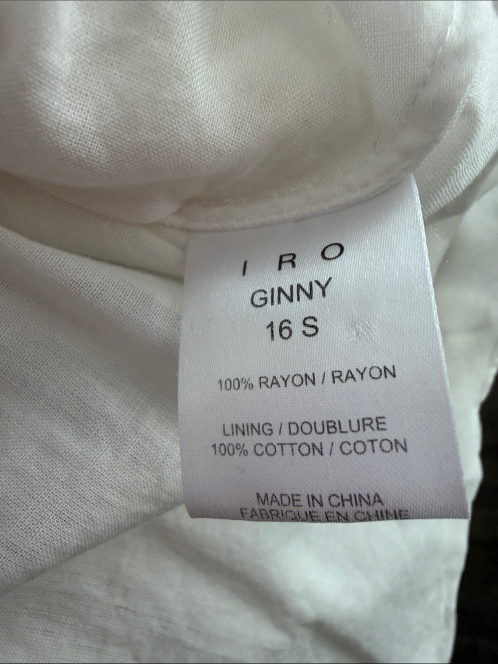 IRO Ginny Skirt in Ecru size 36 - Picture 12 of 17